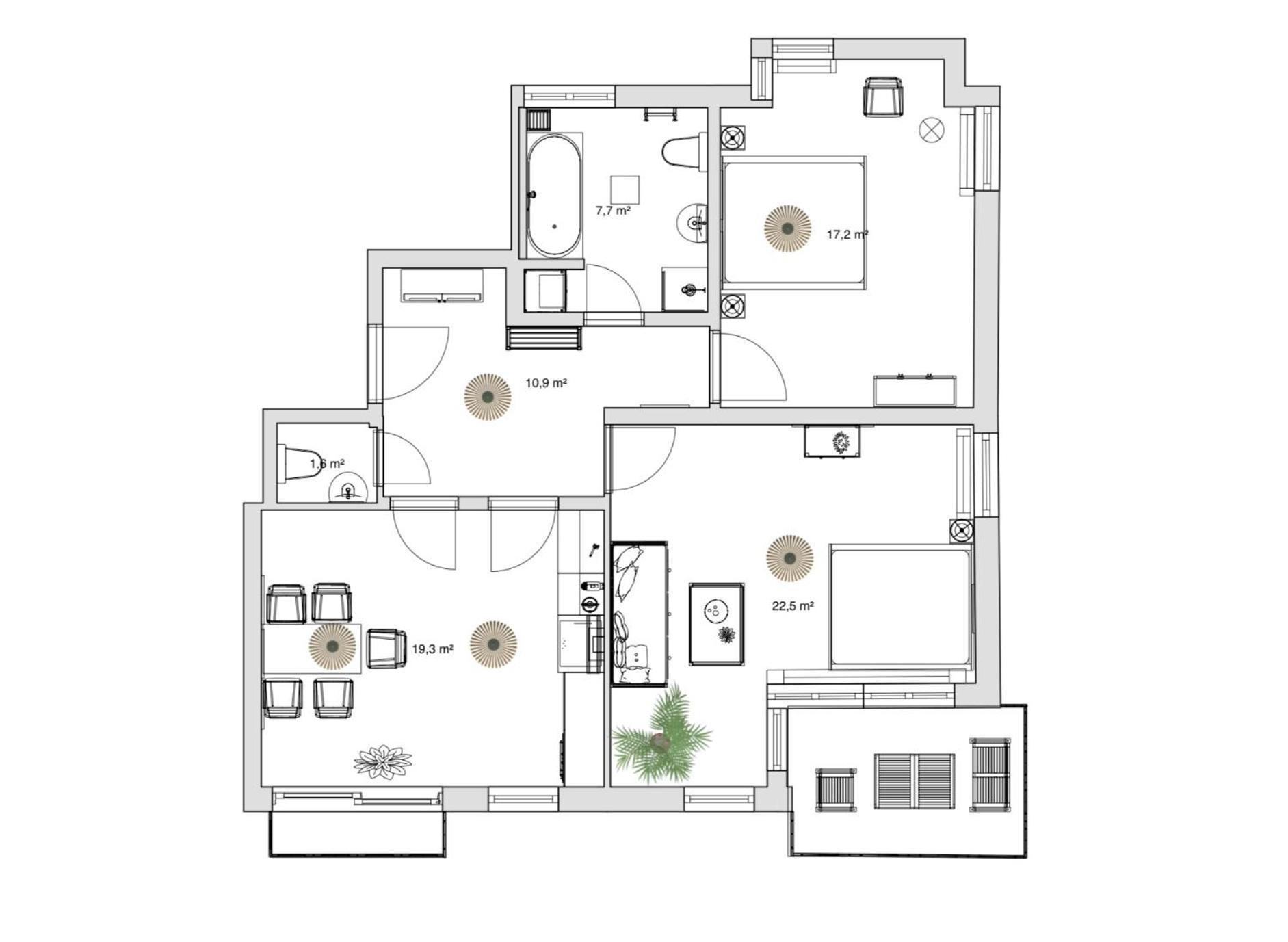 Pineapple Zwinger Viii - 85 Qm - 1x Free Parking Apartment